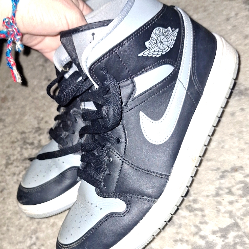 Nike Air Jordan Black and Gray Sneakers